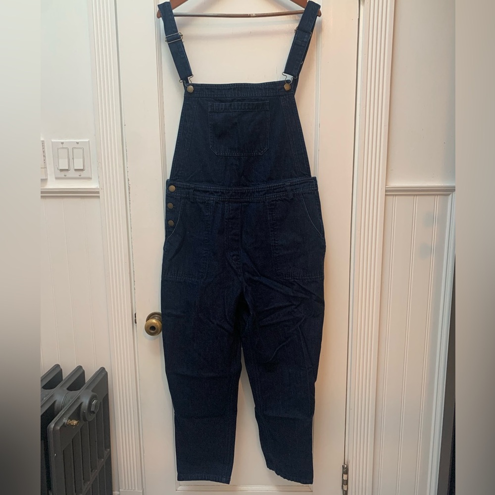 Barbour Foxton Dungaree Denim Women's Overalls - Sz 10 - Picture 2 of 5